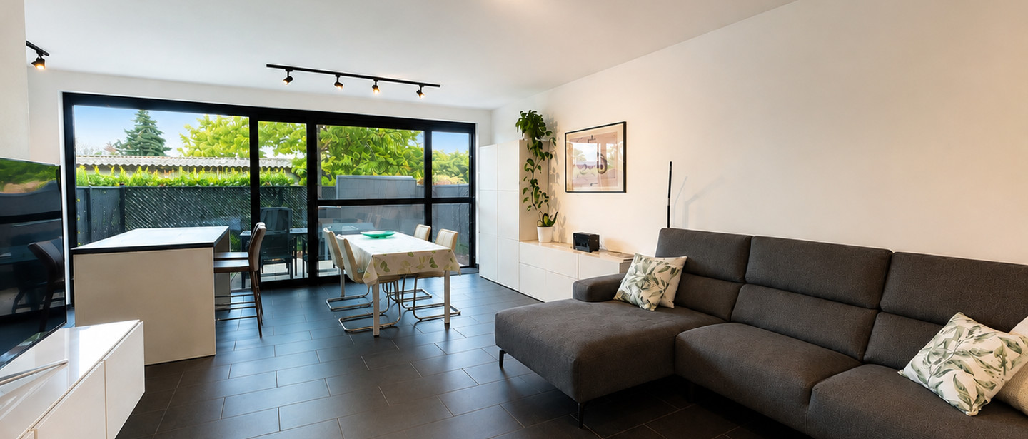 Gelijkvloerse verd. + tuin te huur in Laakdal