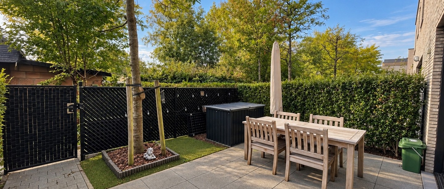 Gelijkvloerse verd. + tuin te huur in Veerle