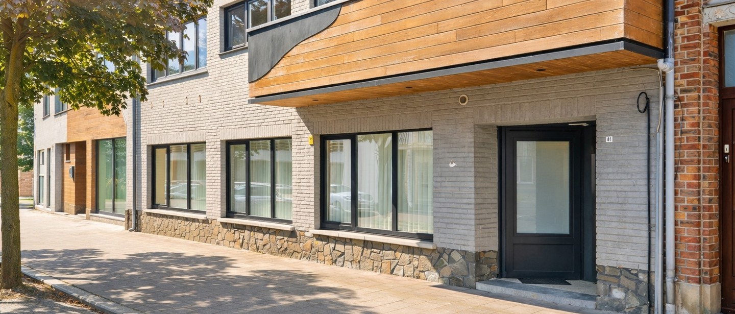 Gelijkvloerse verd. + tuin te koop in Genk