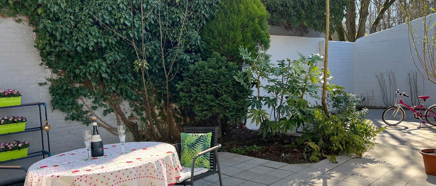 Gelijkvloerse verd. + tuin te koop in Genk