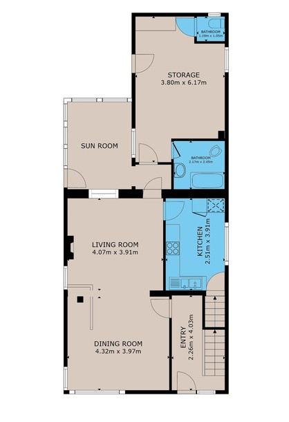 Gelijkvloerse verdieping