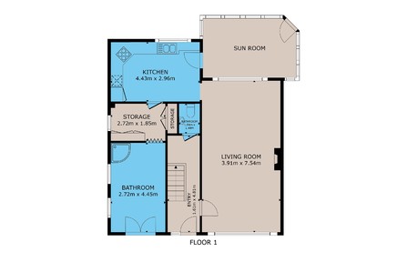 Gelijkvloerse verdieping